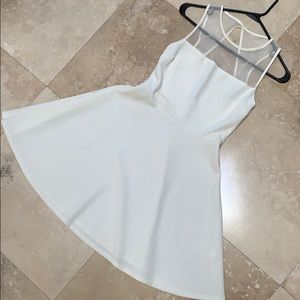 Aqua sleeveless dress